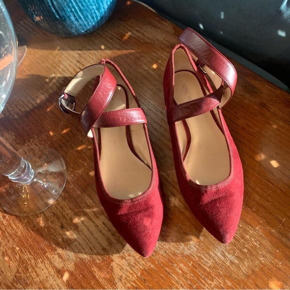 BURGUNDY BALLET FLAT - Picture 2 of 8